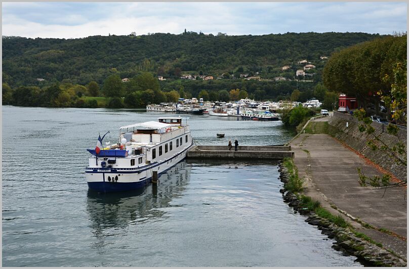 Moored in Condrieu